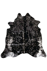 Rug Factory Silver Metallic COWSMB.